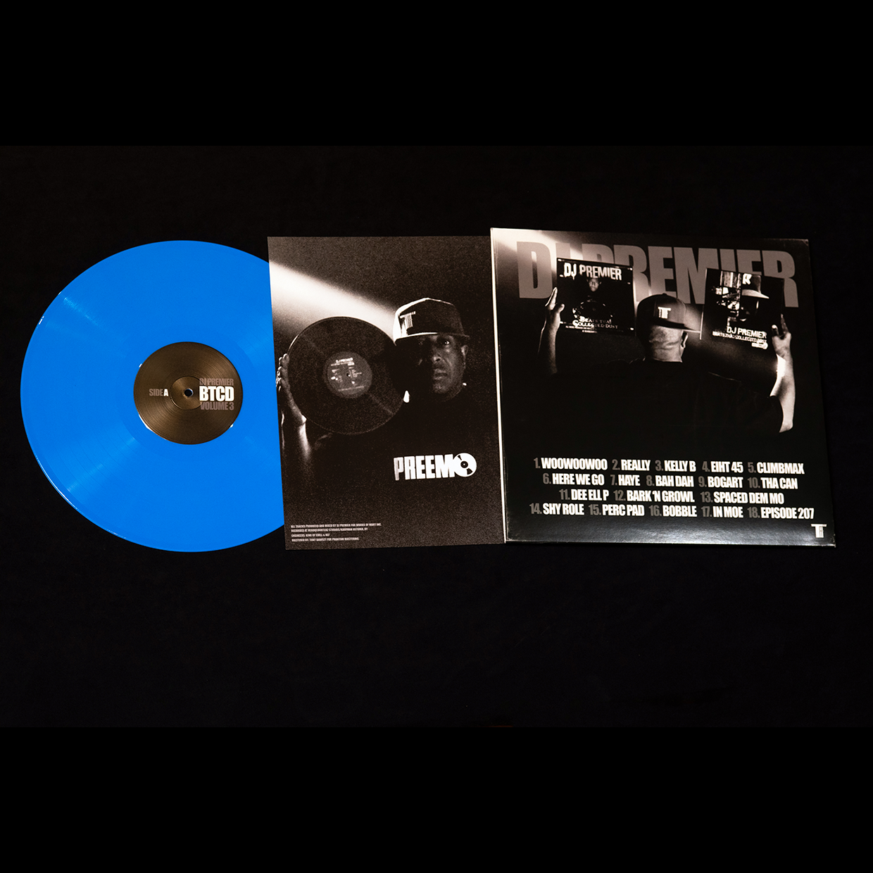 T blue vinyl