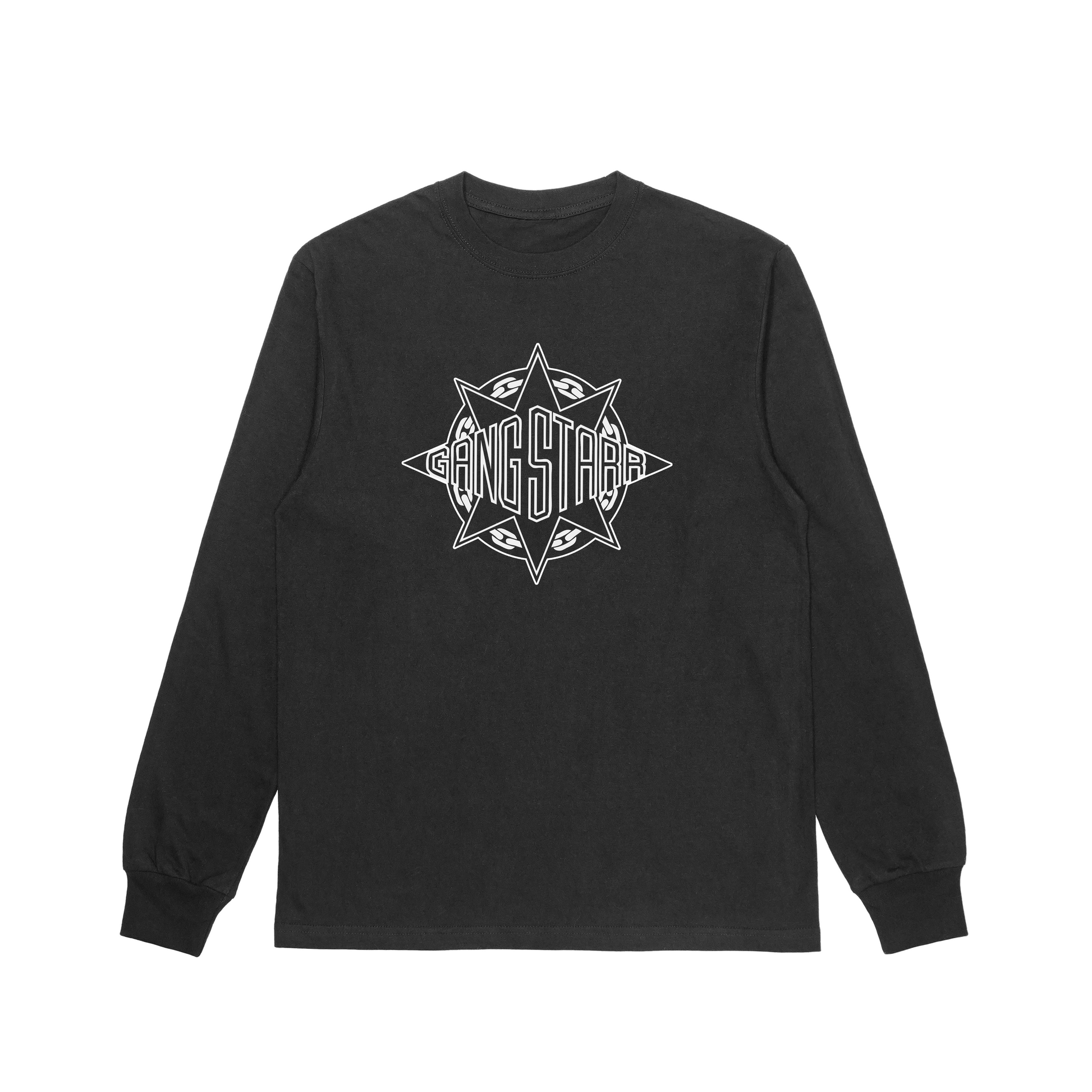 Gang Starr Logo Long Sleeve T-Shirt – Gang Starr Official Site